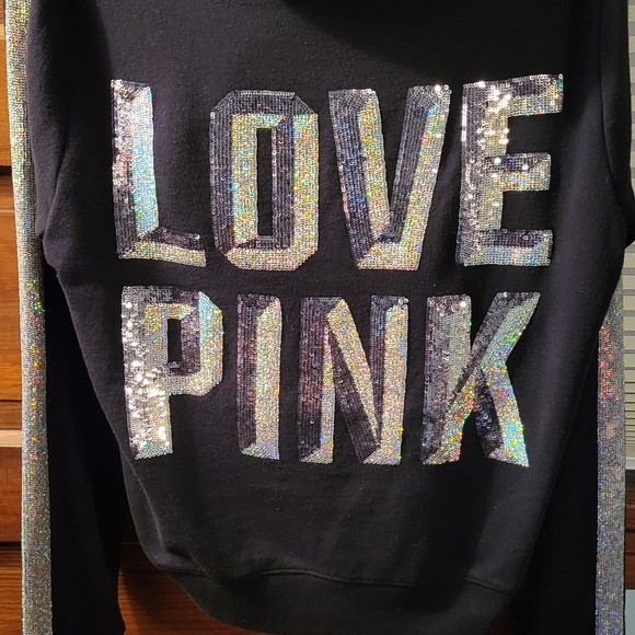RARE Victoria's Secret Bling Hoodie And Bling Leggings Set (2 Piece) - Picture 2 of 11